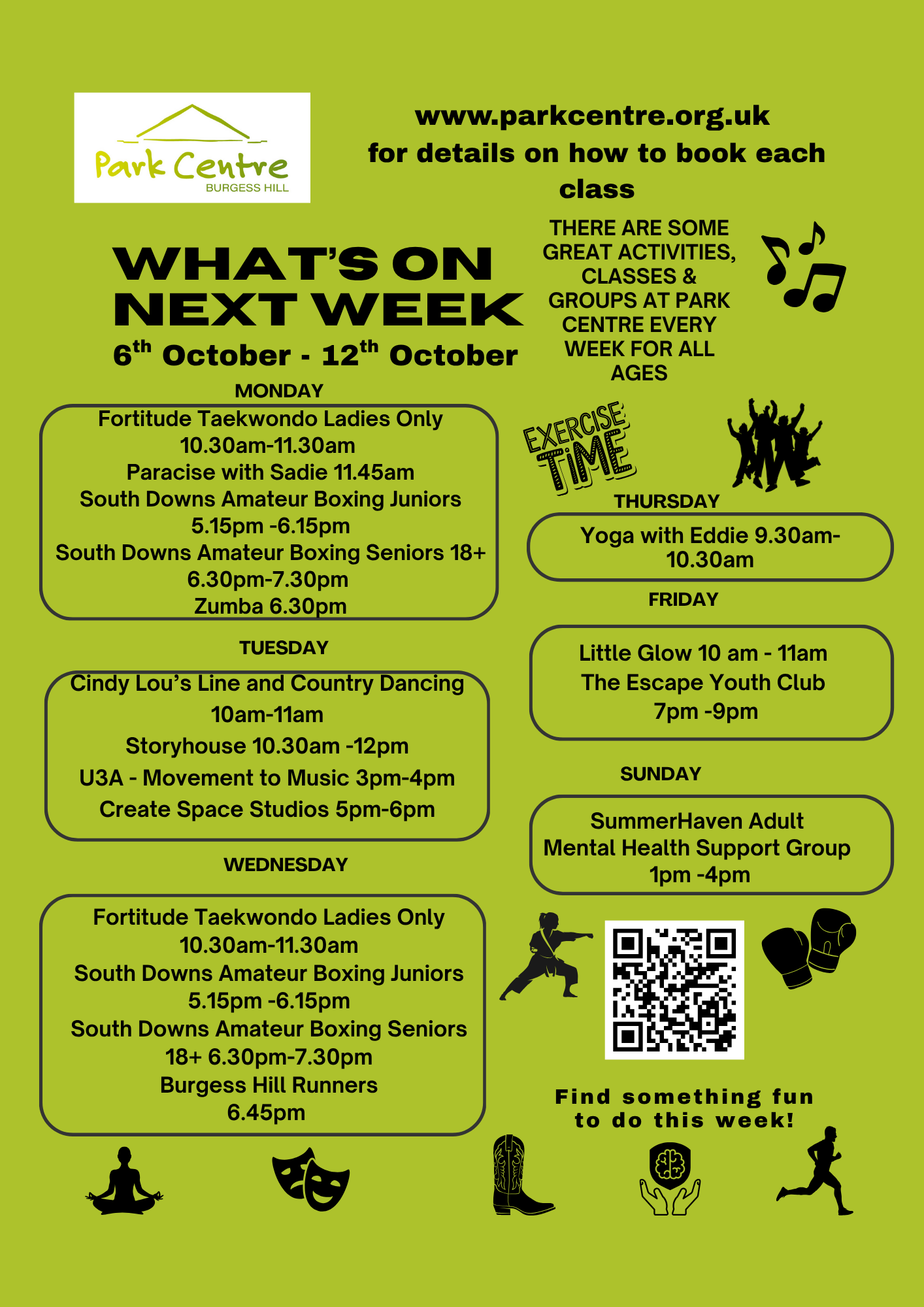 Activities and events in Burgess Hill
